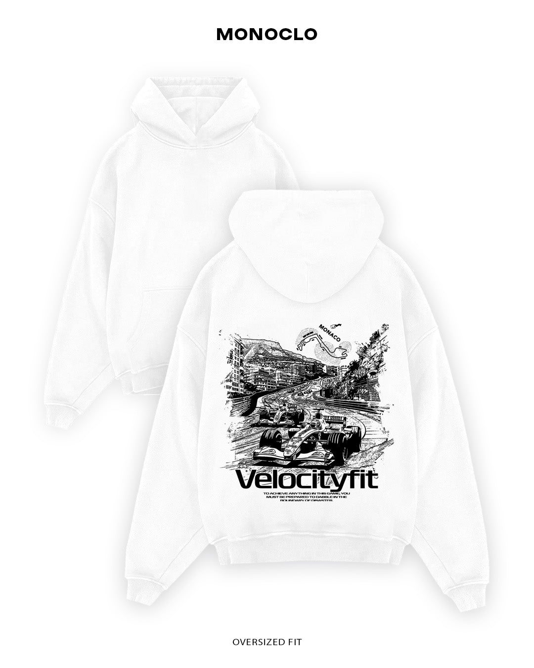 Худі Monoclo Velocityfit Monaco GP - shop_name Білий