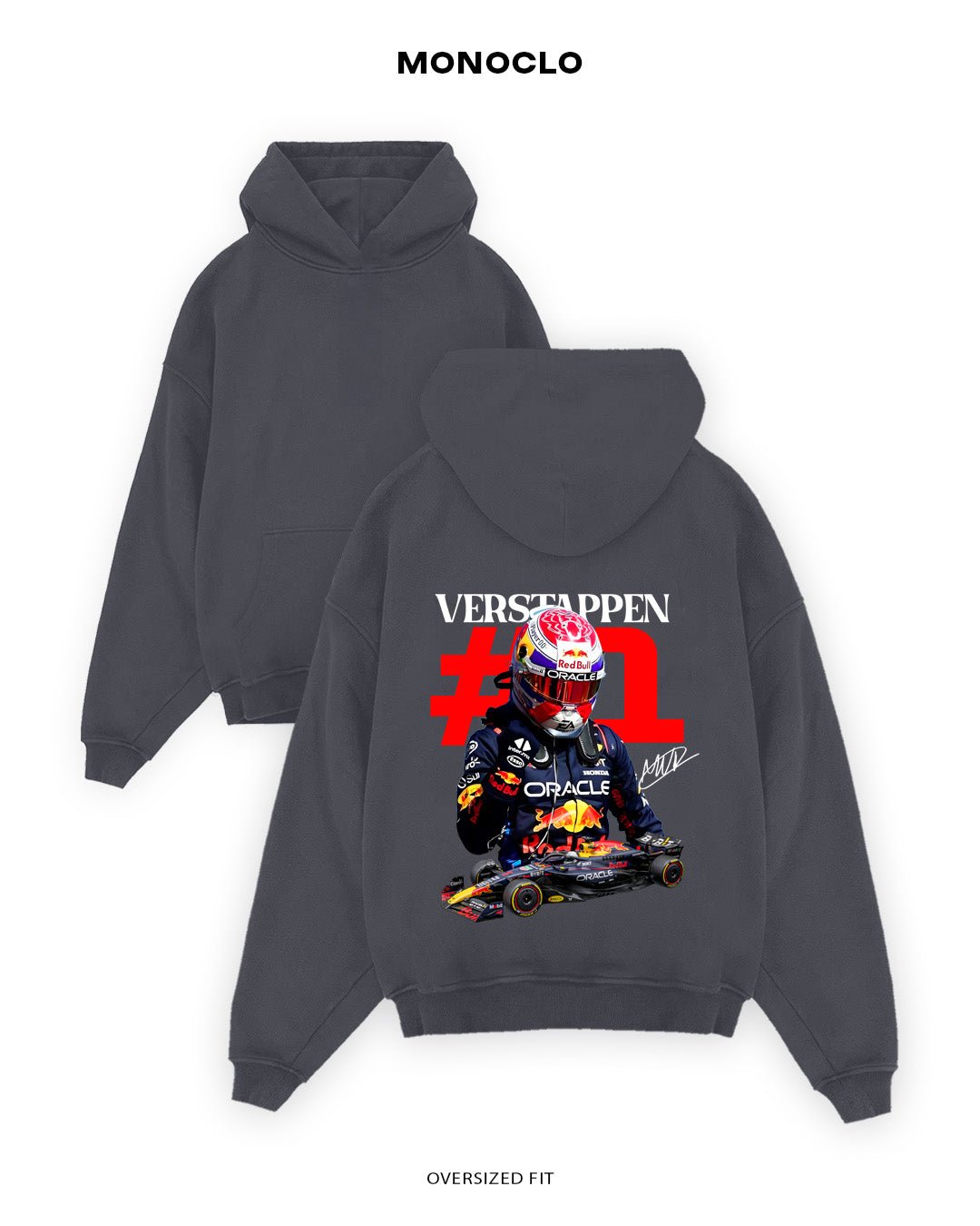 Худі Monoclo Verstappen 1 - shop_name Графітовий