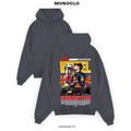 alt="Худі Monoclo Vettel графітове оверсайз унісекс 320 г/м² з принтом Ferrari Formula 1 Sebastian Vettel, стиль автоспорту"