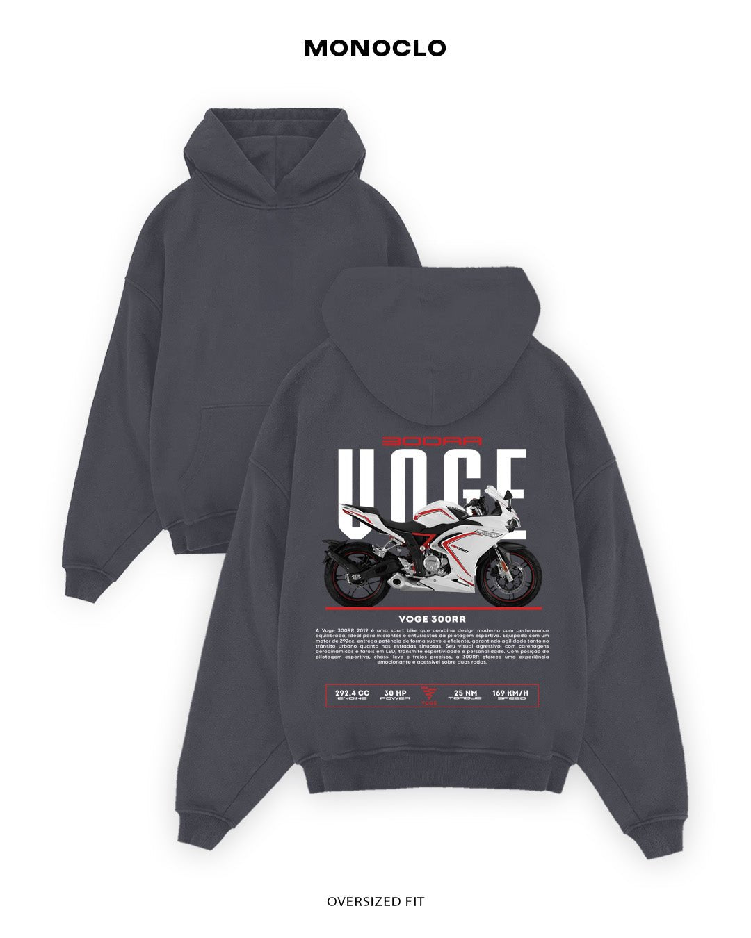 Худі Monoclo Voge 300RR - shop_name Графітовий