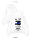 Худі Monoclo Volkswagen Golf GTI MK2 Blue – Білий