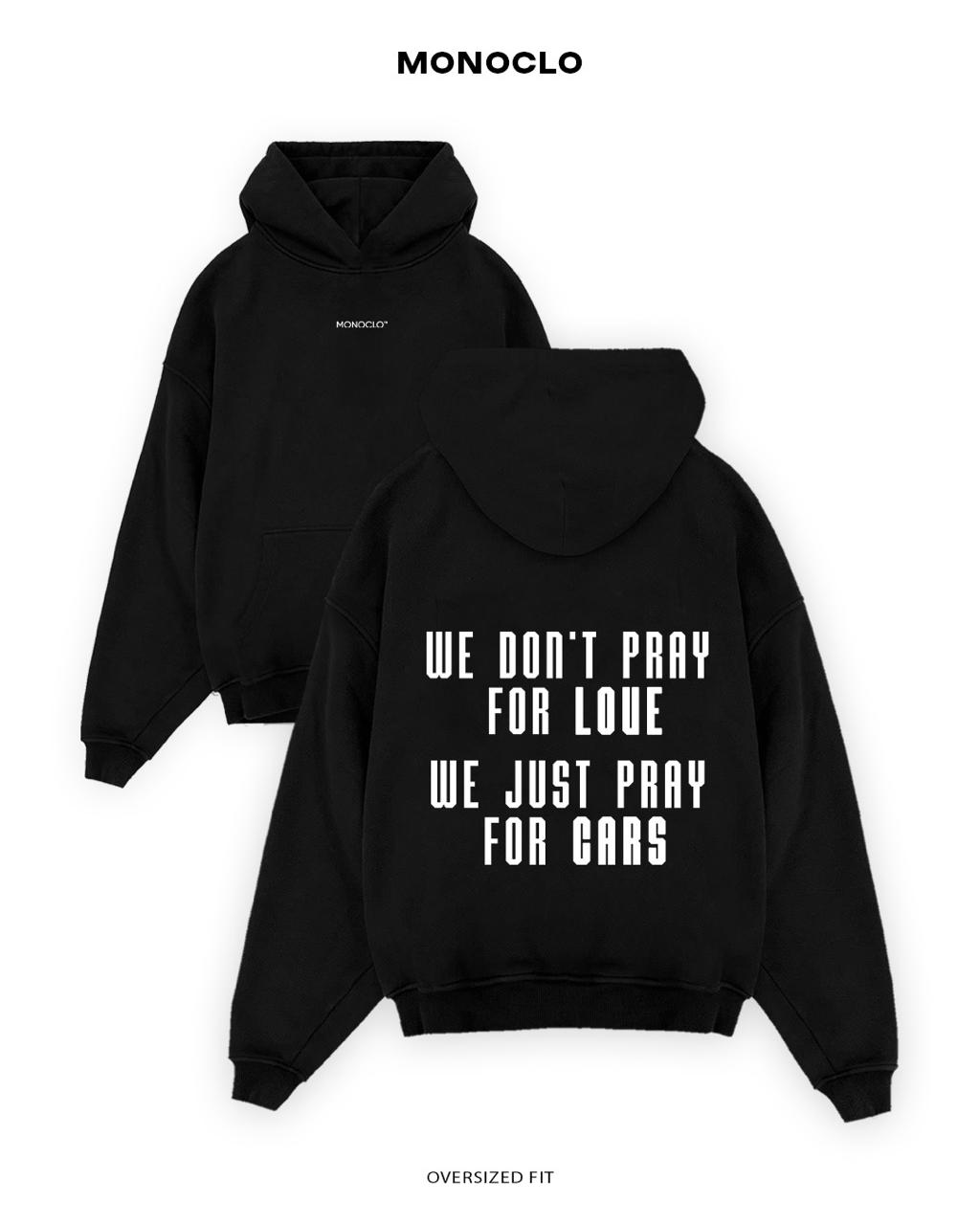 Худі Monoclo We Just Pray For Cars - shop_name Чорний