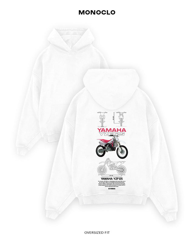 Худі Monoclo Yamaha YZF125 - shop_name Білий