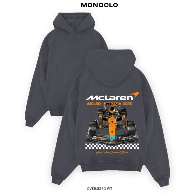 Худі Norris MCL60 графіт – streetwear худі McLaren Monoclo