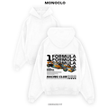 Худі Norris Square біле – принт Formula 1 позаду Monoclo