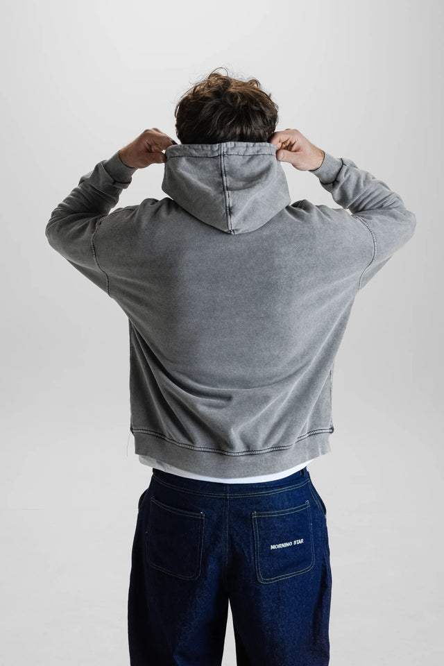 Худі oversize варене вінтаж сіре - shop_name