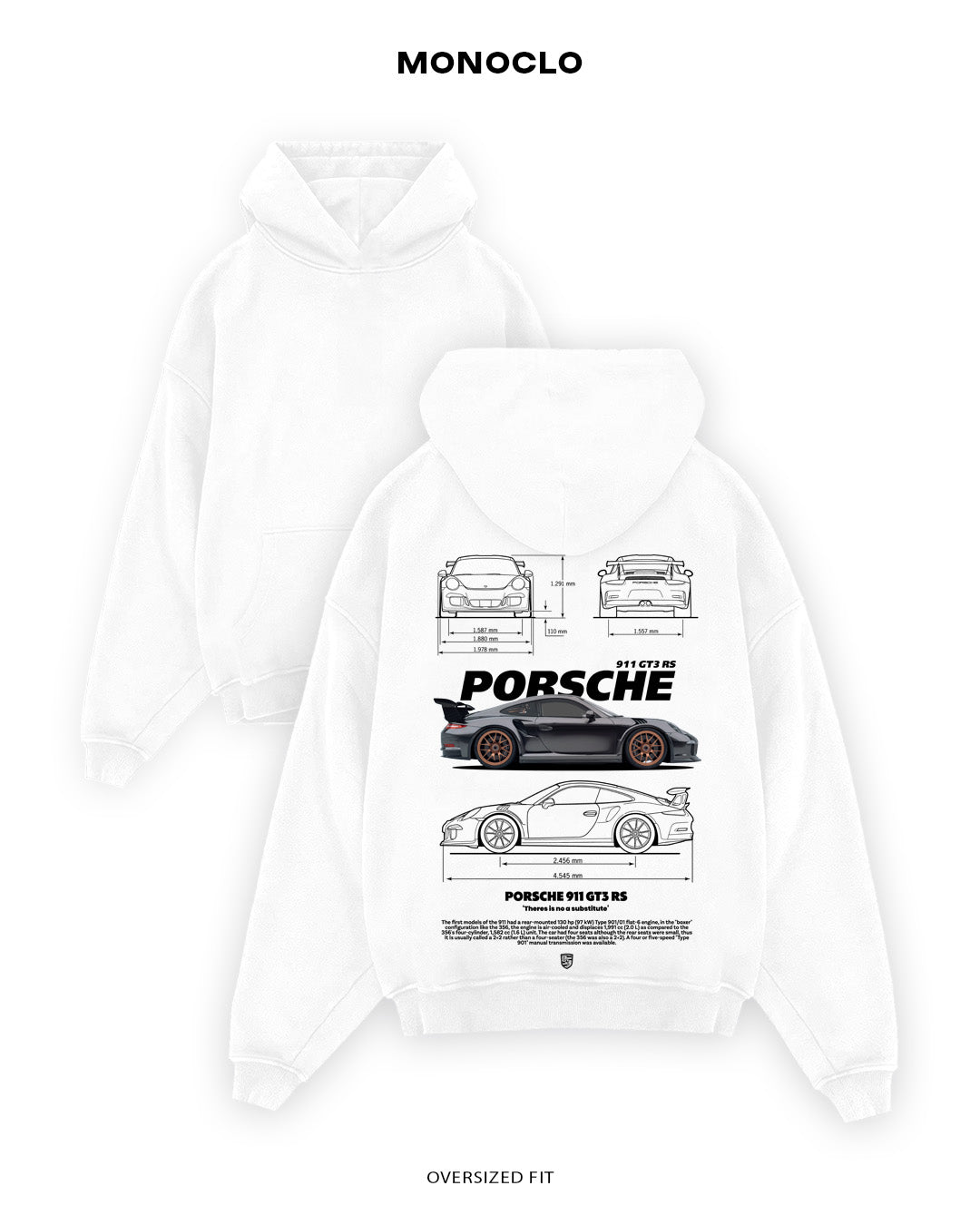 Худі Porsche 911 Burbon - MONOCLO UA