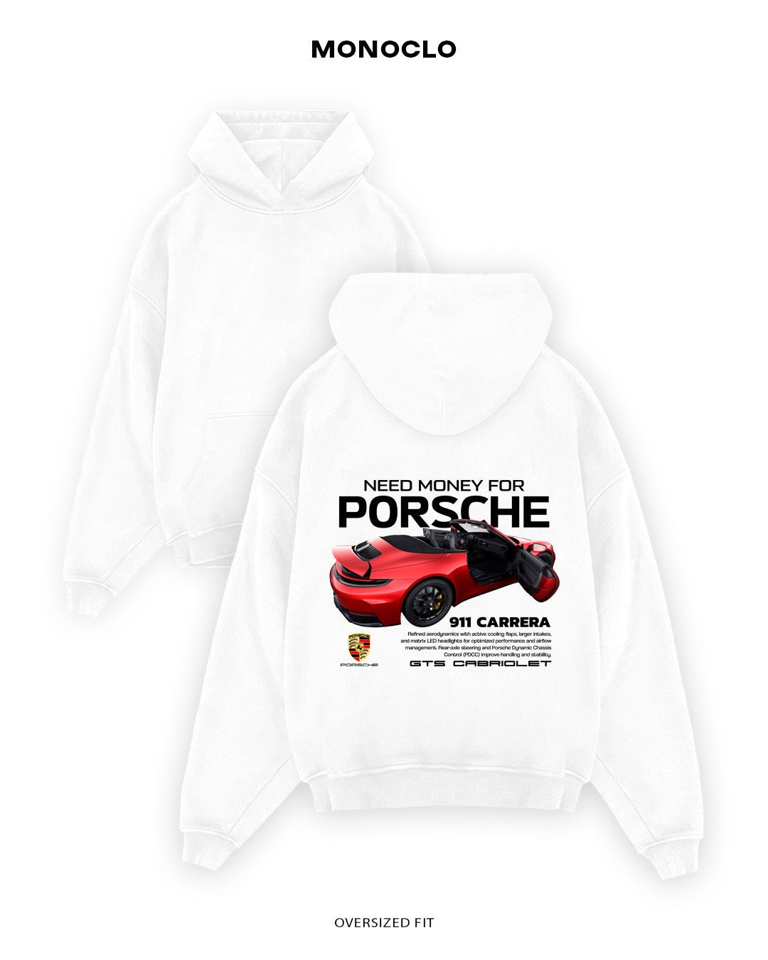 Худі Porsche 911 Carrera - MONOCLO UA