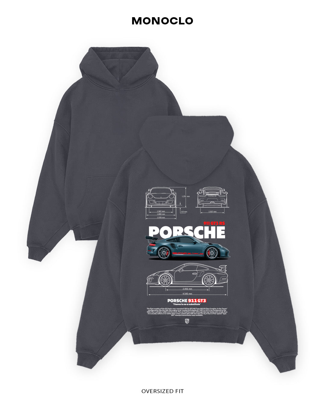 Худі Porsche 911 Fog - MONOCLO UA