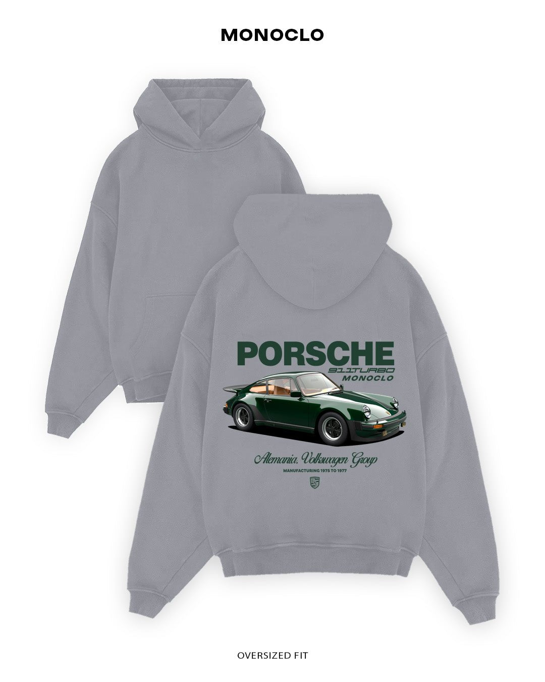 Худі Porsche 911 Green - MONOCLO UA