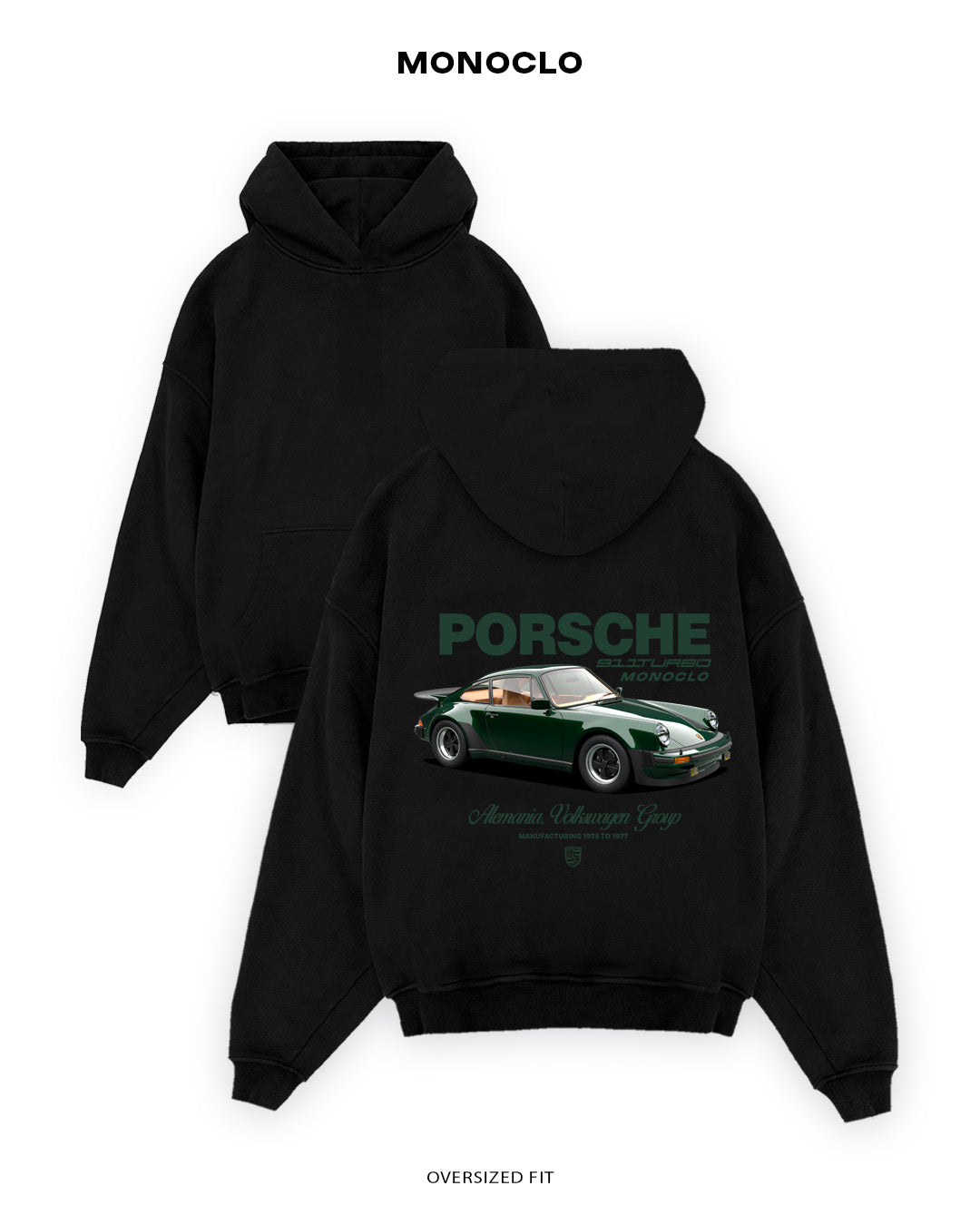 Худі Porsche 911 Green - MONOCLO UA