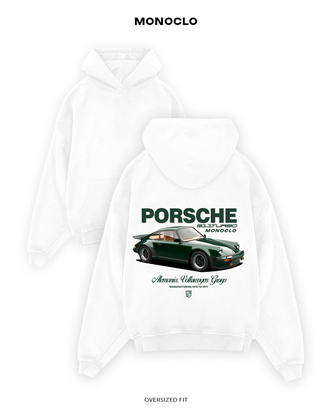 Худі Porsche 911 Green - MONOCLO UA