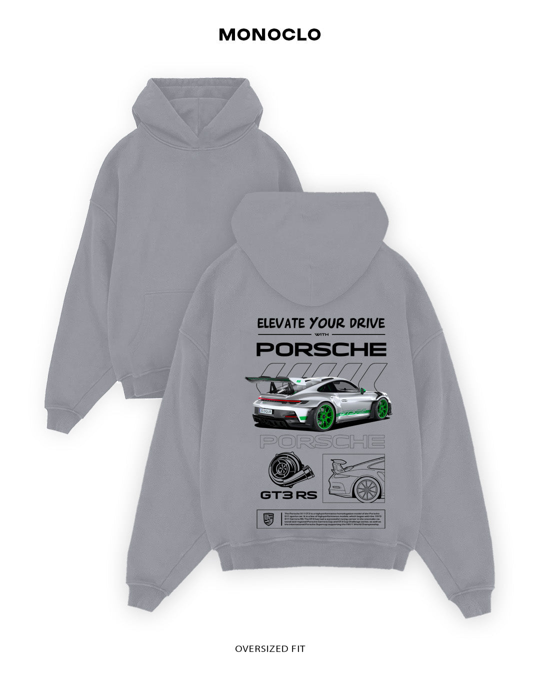 Худі Porsche 911 GT3RS - MONOCLO UA