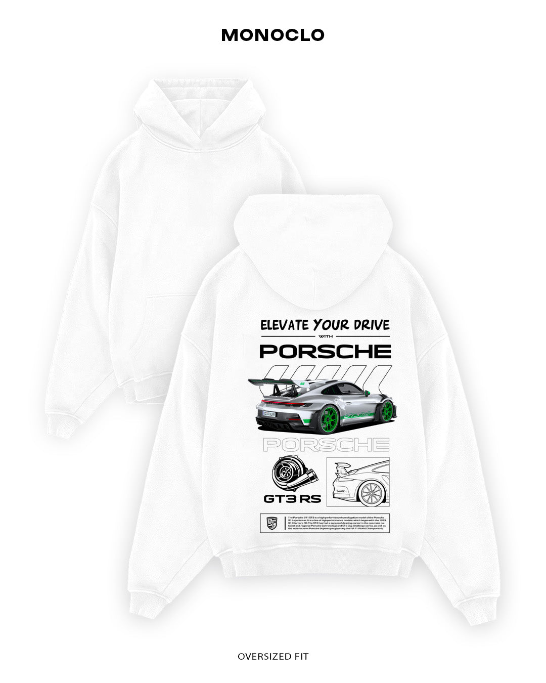 Худі Porsche 911 GT3RS - MONOCLO UA