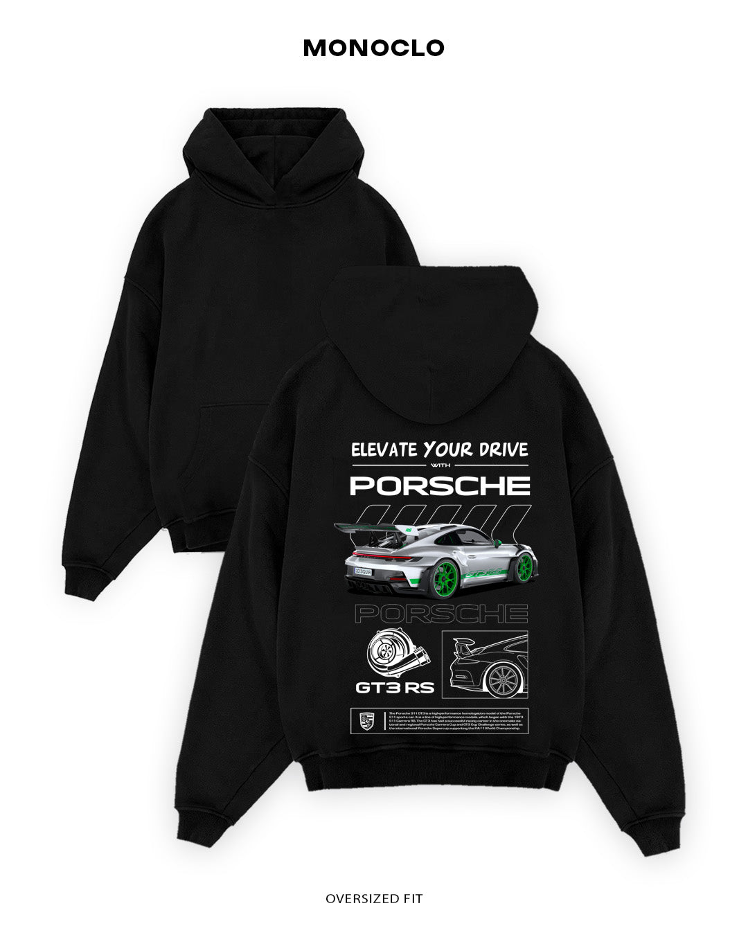Худі Porsche 911 GT3RS - MONOCLO UA