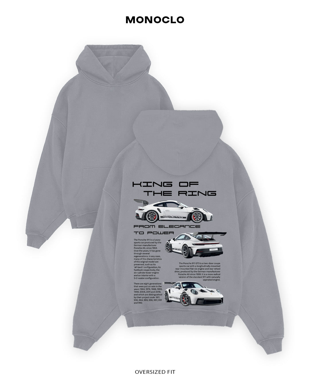 Худі Porsche 911 King - MONOCLO UA