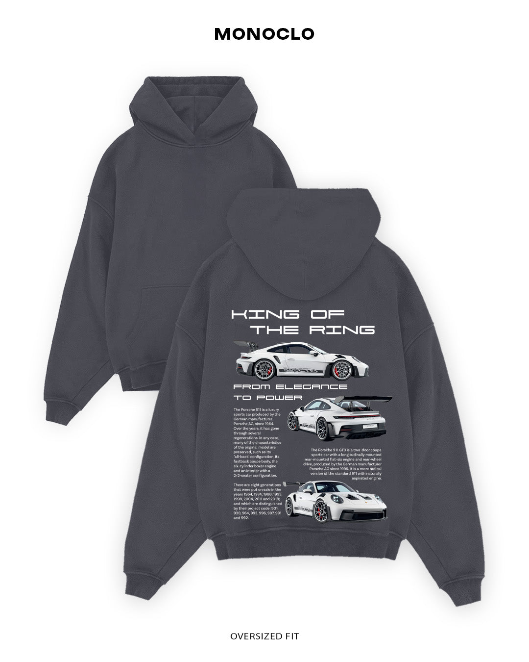Худі Porsche 911 King - MONOCLO UA