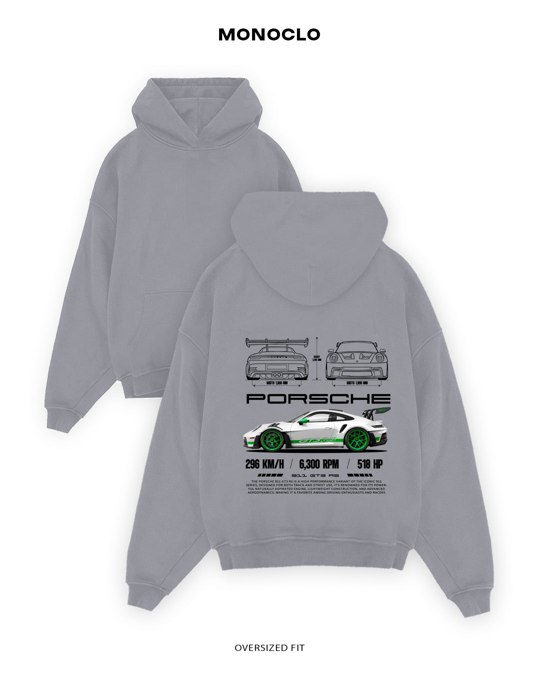 Худі Porsche 911 Poison - MONOCLO UA