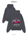 Худі Porsche 911 Raspberry – Графітовий