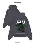 Худі Porsche 911 Snake – Графітовий