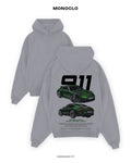 Худі Porsche 911 Snake – Сірий