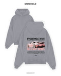 Худі Porsche 911 Zefir сірий оверсайз — Monoclo