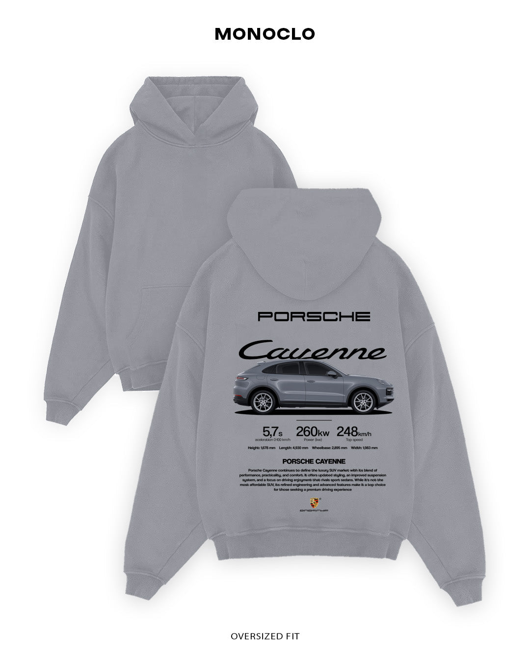 Худі Porsche Cayenne - MONOCLO UA