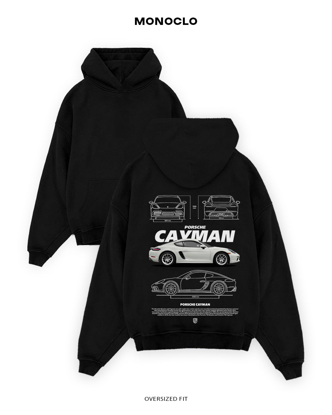 Худі Porsche Cayman 1295 - MONOCLO UA
