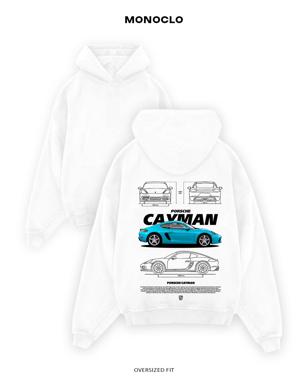 Худі Porsche Cayman 4380 - MONOCLO UA