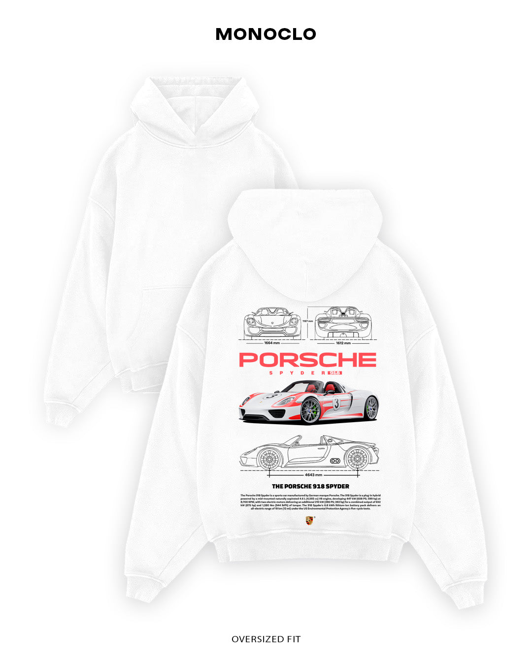 Худі Porsche Spyder 918 - MONOCLO UA
