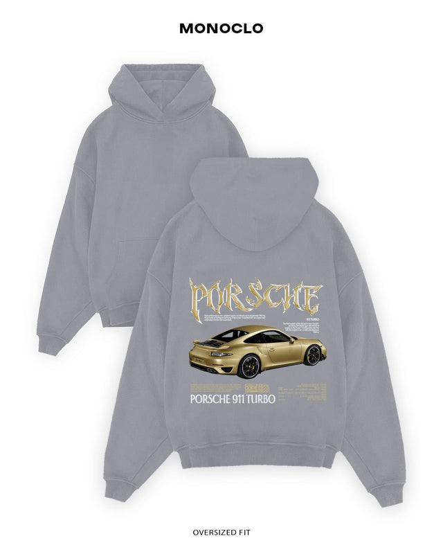 Худі Porsche Y2K - shop_name Сірий