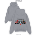 Худі Monoclo Ferrari HP - Оверсайз Унісекс – Сірий
