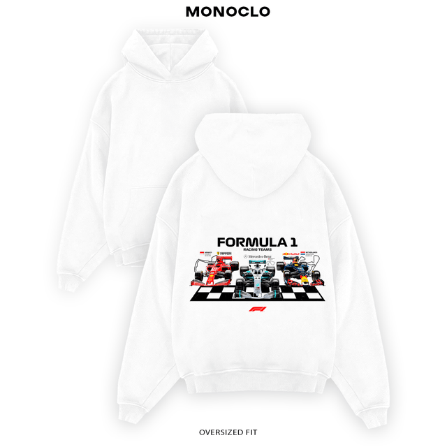 Худі Racing Teams - shop_name Білий