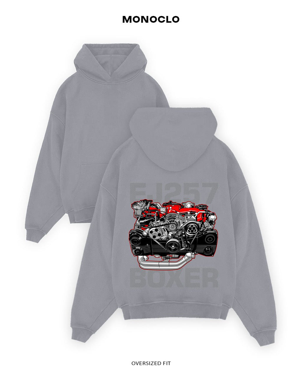 Худі Subaru EJ257 - shop_name Чорний