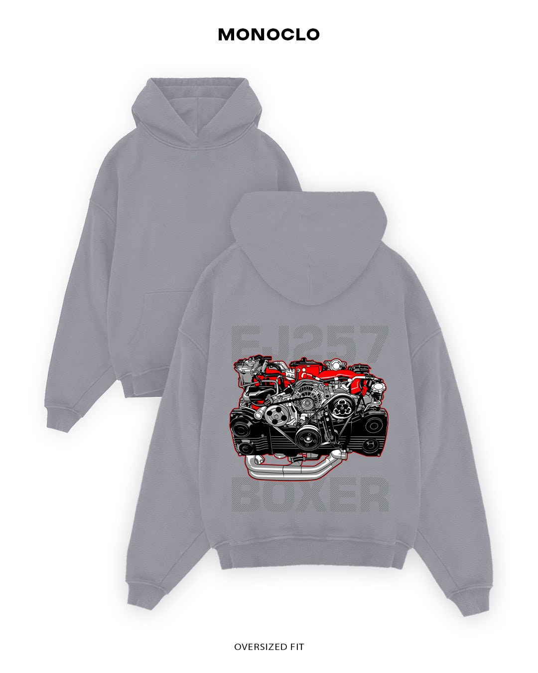 Худі Subaru EJ257 - shop_name Чорний