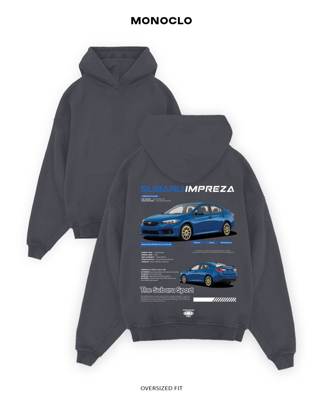 Худі Subaru Impreza - MONOCLO UA