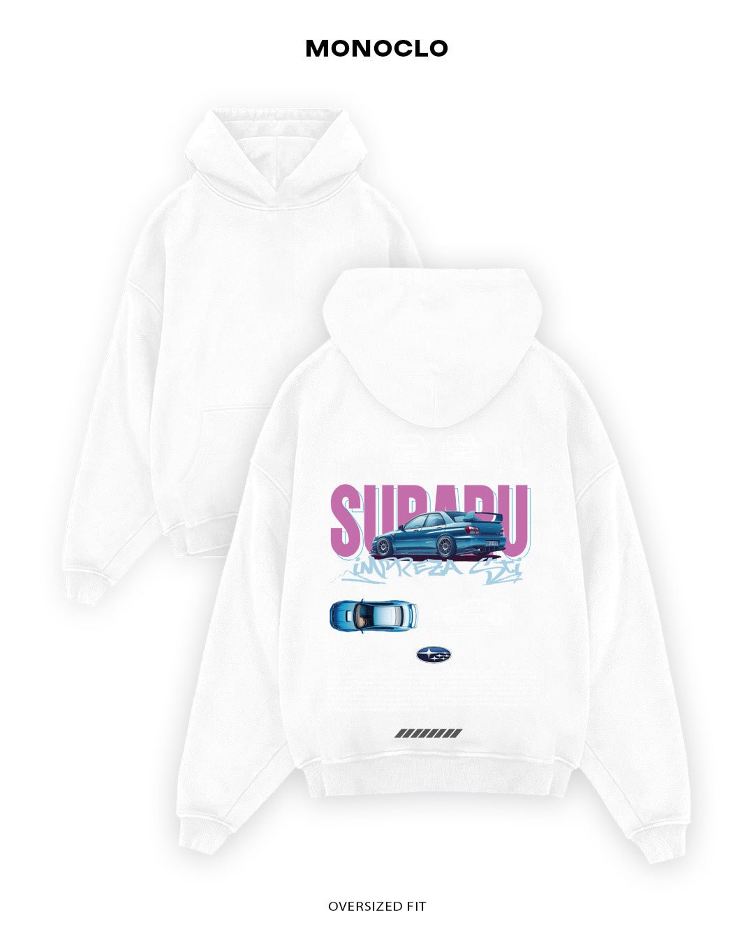Худі Subaru WRX STI 2001 - MONOCLO UA