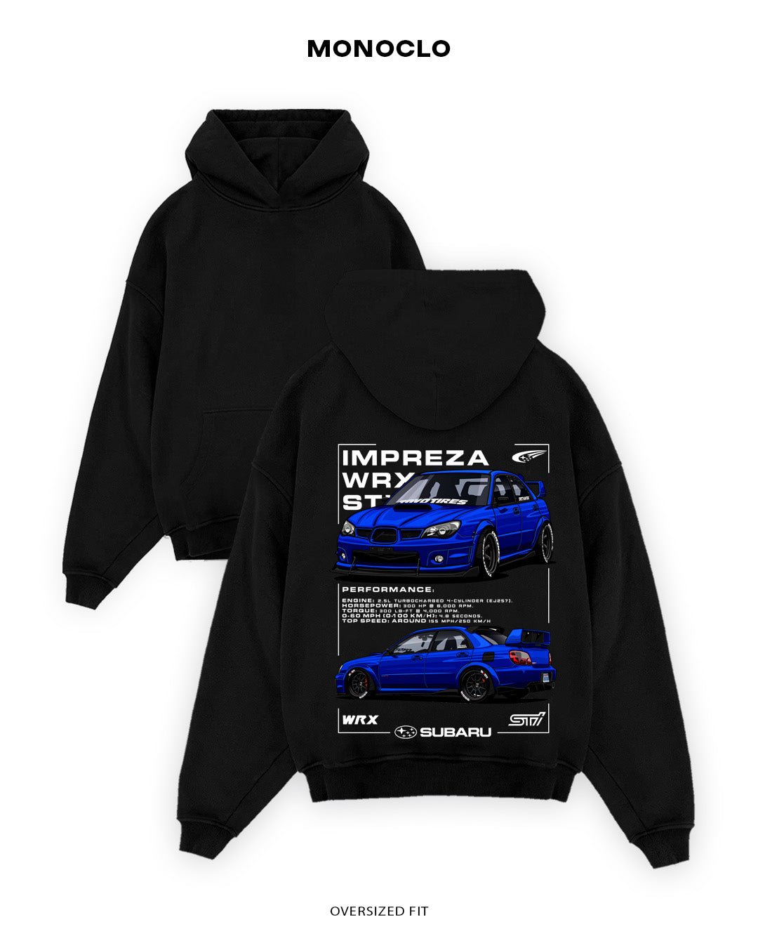 Худі Subaru WRX STI - MONOCLO UA