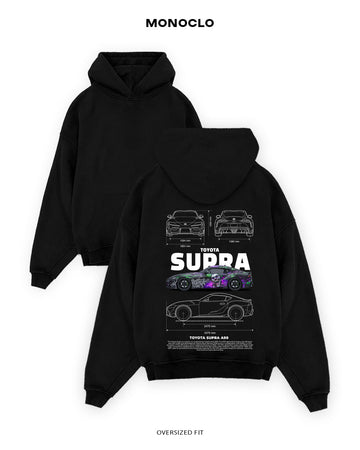 Худі Toyota Supra A90 Joker – Чорний
