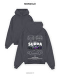 Худі Toyota Supra A90 Joker – Графітовий