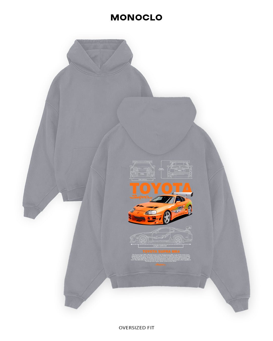 Худі Toyota Supra FF - MONOCLO UA