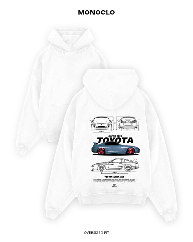Худі Toyota Supra Red Wheel - MONOCLO UA