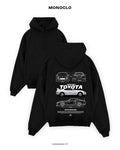Худі Toyota Supra White – Чорний