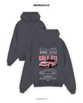 Худі Volkswagen Golf GTI Pink – Графітовий