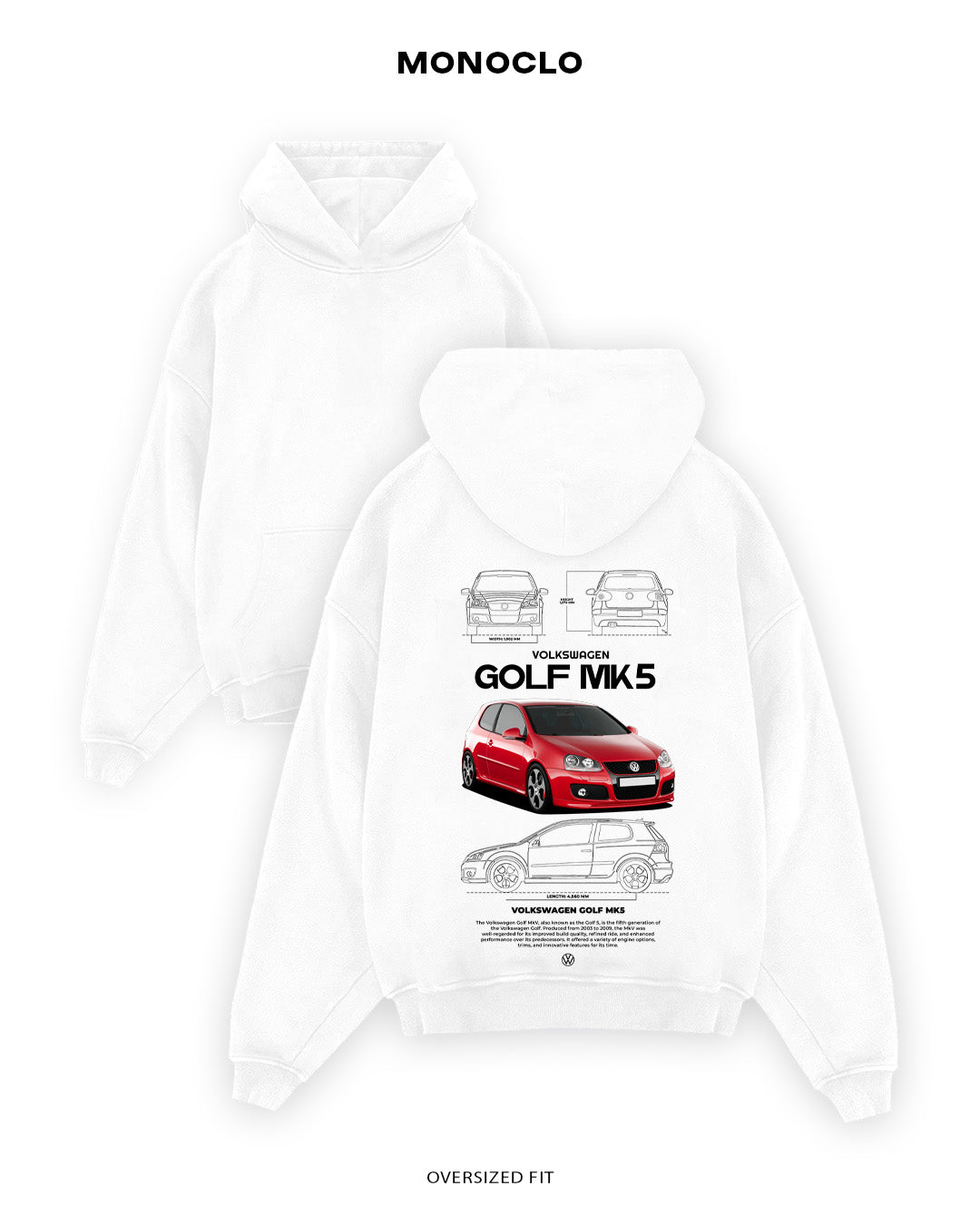 Худі Volkswagen Golf MK5 - MONOCLO UA