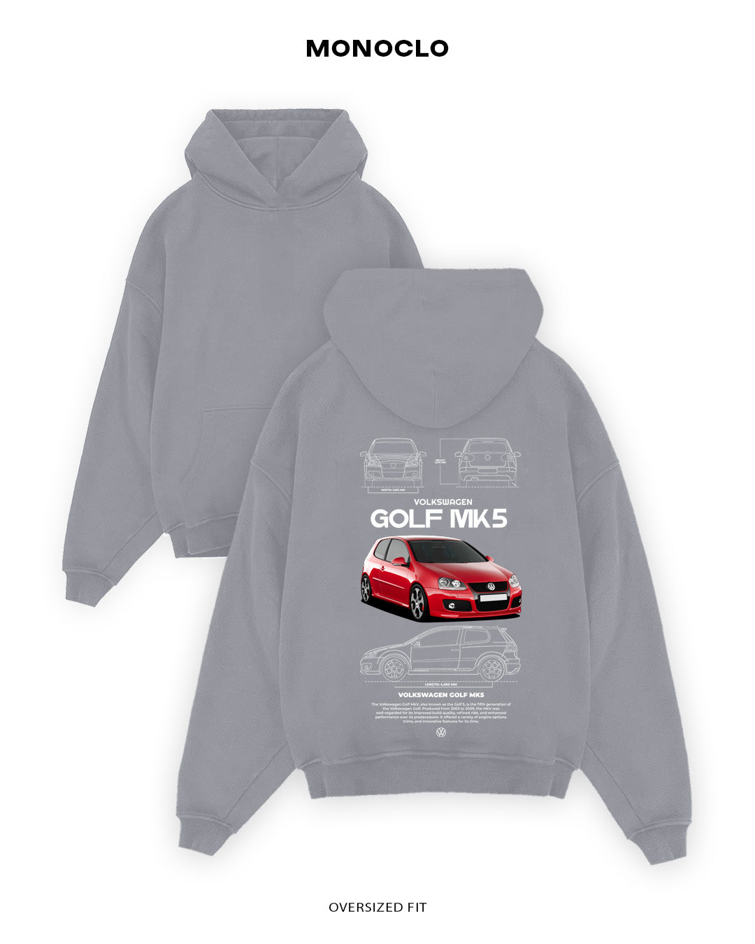 Худі Volkswagen Golf MK5 - MONOCLO UA