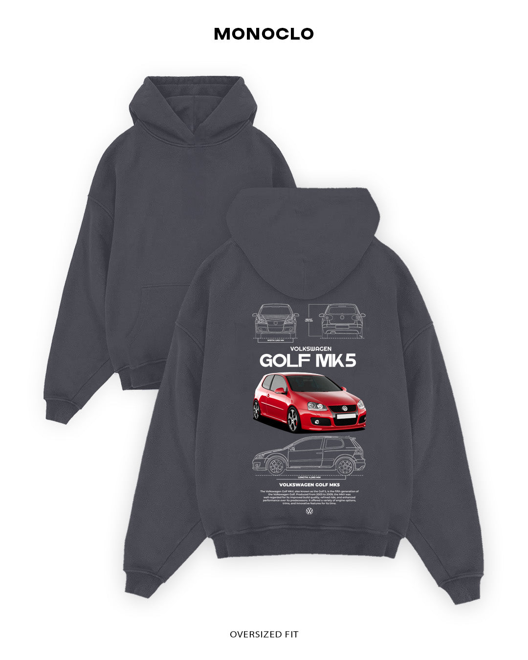 Худі Volkswagen Golf MK5 - MONOCLO UA