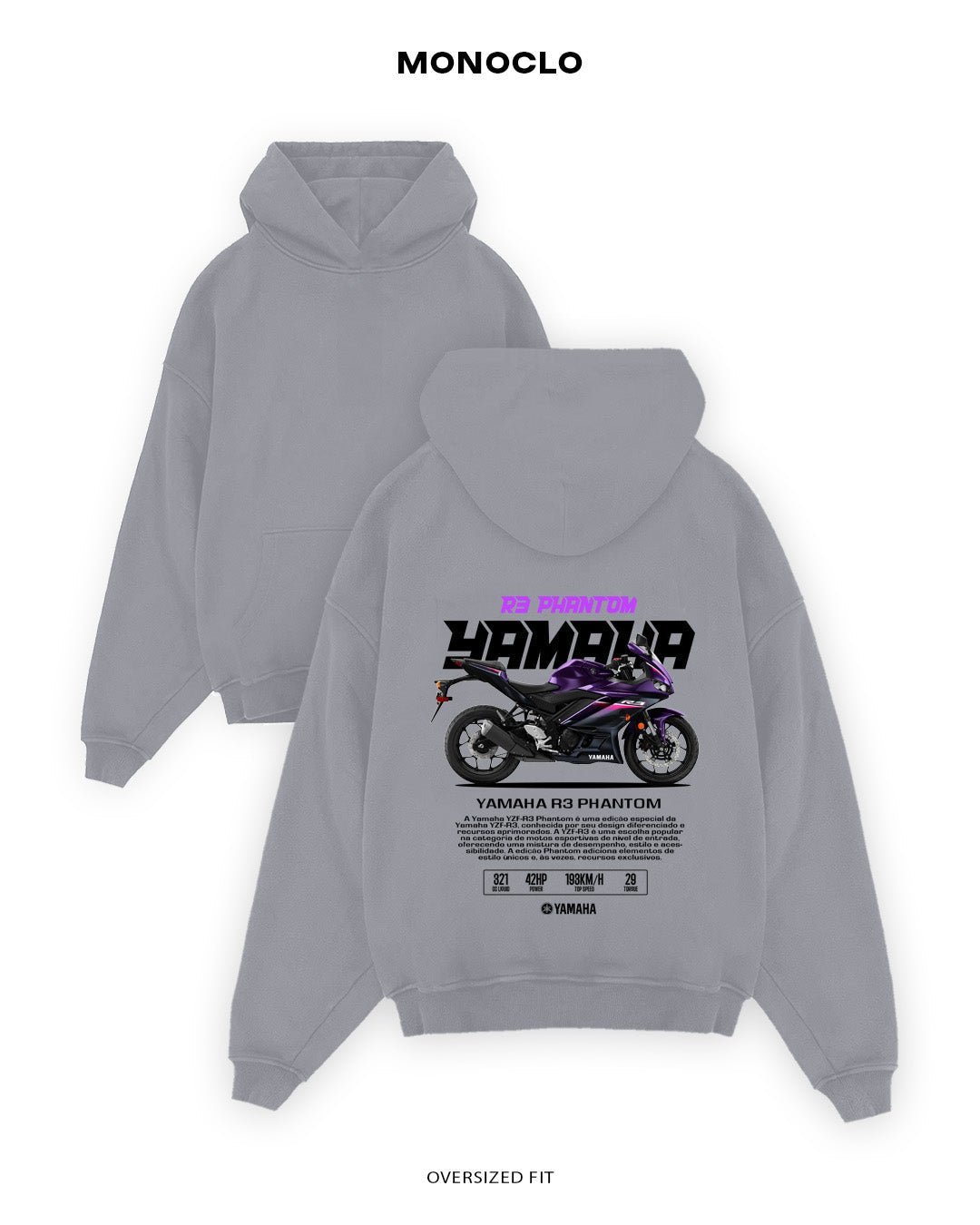 Худі Yamaha R3 Phantom - MONOCLO UA
