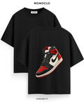 Футболка Monoclo Air Jordan 1 Chicago Halftone – Чорний