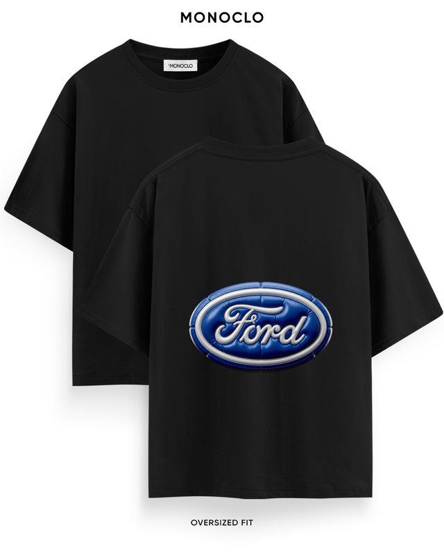 Футболка Monoclo Ford Puffy Halftone – Чорний